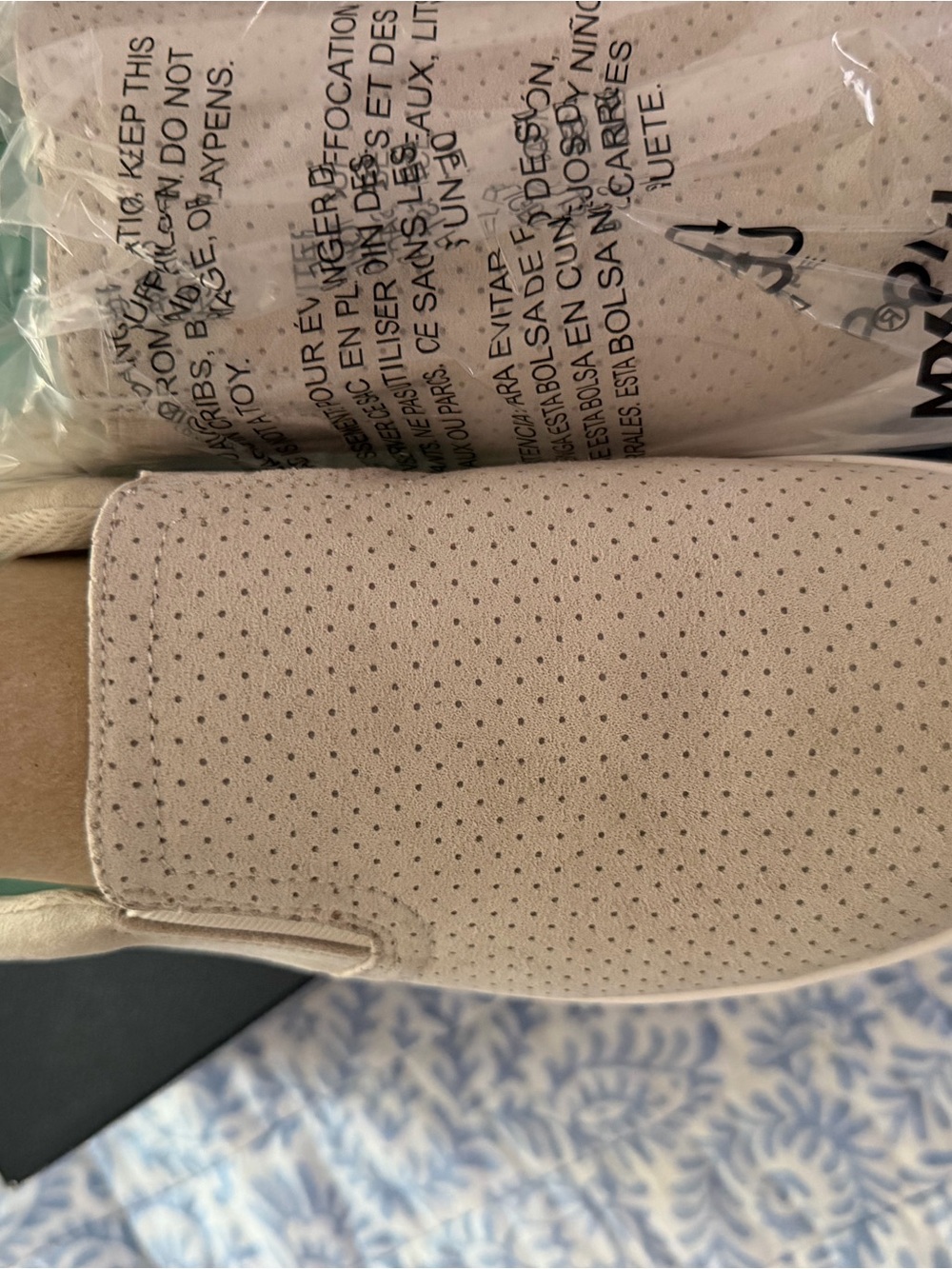 Doctor Scholl’s Slip-On Perforated Casual Shoe in Light Beige - Picture 2 of 9